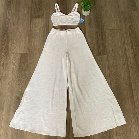 Free People Other - Free People Oh Ribs Crop Top & Pants Pajama Set XS